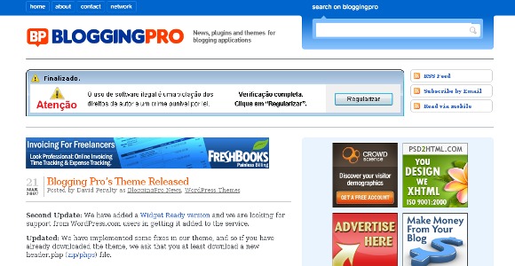 BloggingPro WordPress Theme