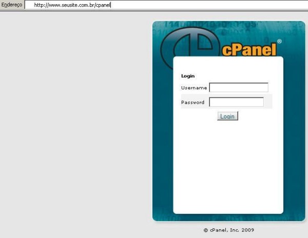 Login cPanel