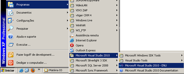 Iniciar Visual Studio