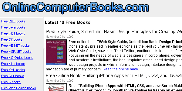 Online Computer Books