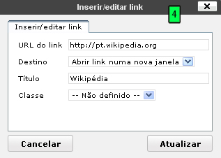 Inserir Link No WordPress