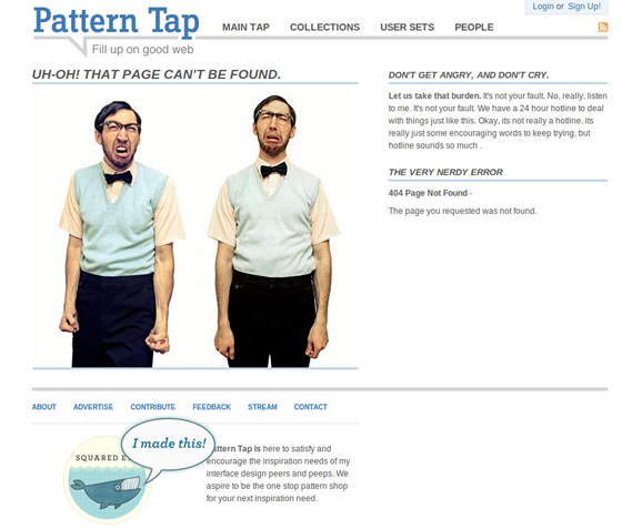 pattern tap