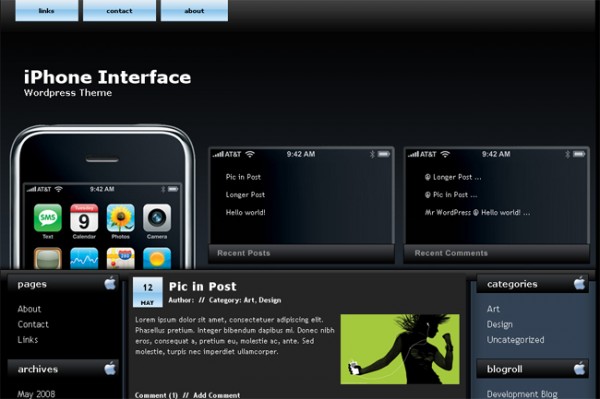 iPhone Interface