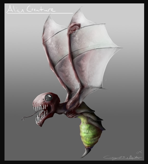 Alien Creature Concept by CDB ART