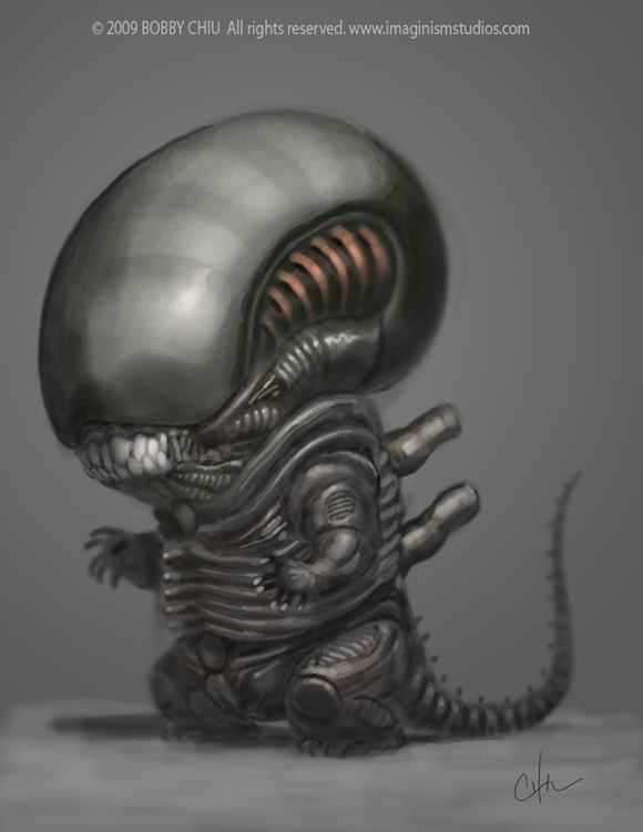 Baby Alien by imaginism