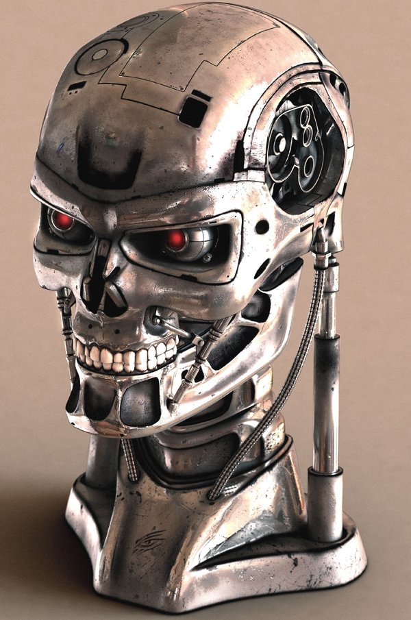 Cyborg Head (Terminator) by Mmarti