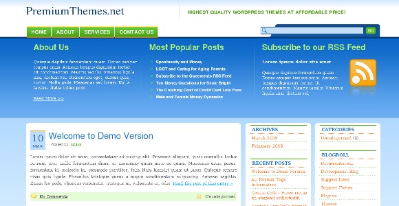 BizFresh WordPress Theme