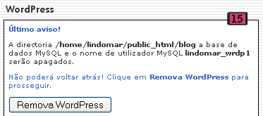 Remover WordPress