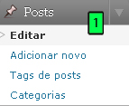 Editar Posts