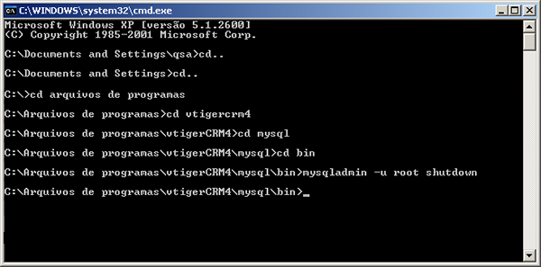 FINALIZANDO O MYSQL