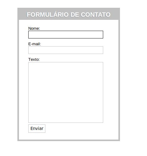 Formulário de Contato