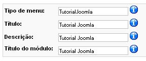 Menu Joomla