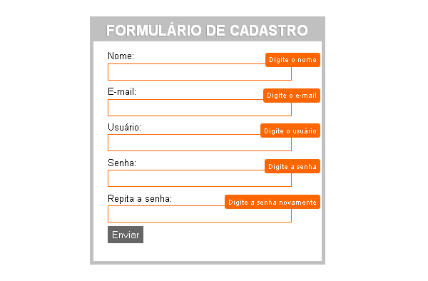 Validação Inline de Formulário