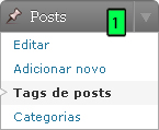 Tags de posts