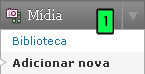Menu Média do WordPress