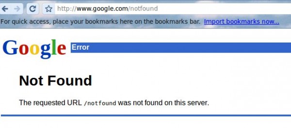 page not found