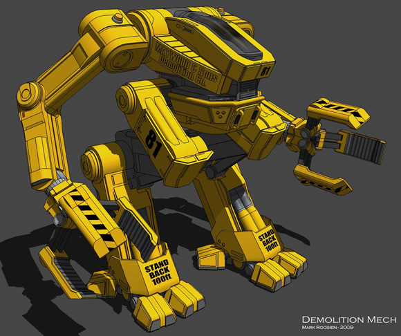 Demolition Mech by Marrekie