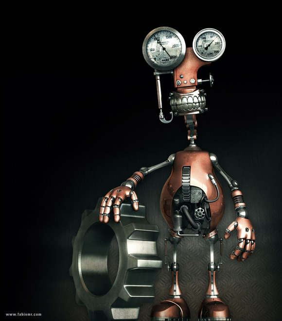 robot by fabioragonha