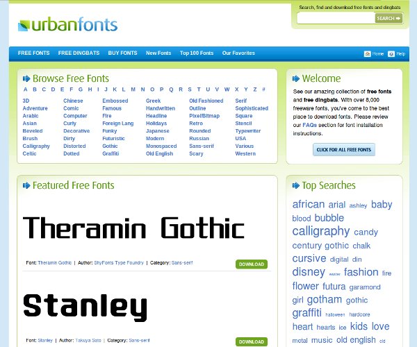 urbanfonts