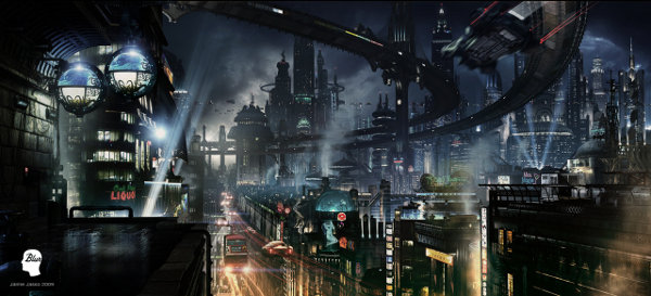 Futuristic City by JJasso