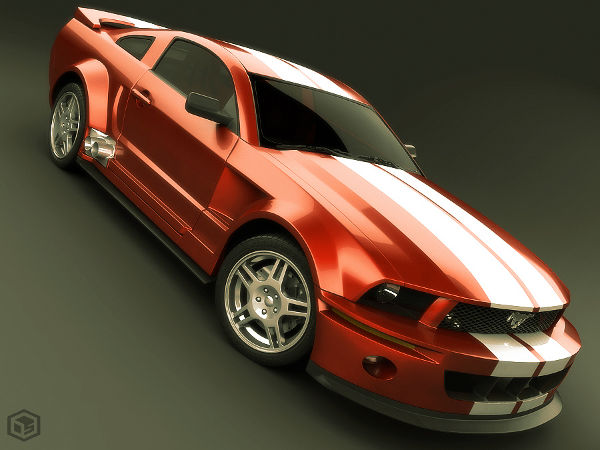 Mustang 2005 Red Version by siregar