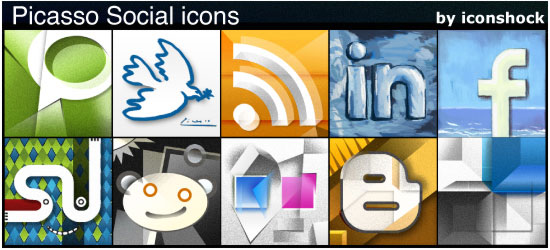 Picasso Social Icons