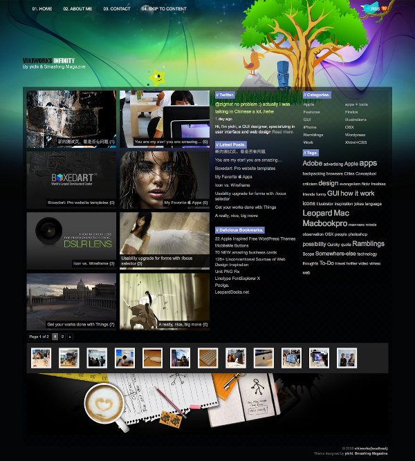 WordPress Theme Infinity