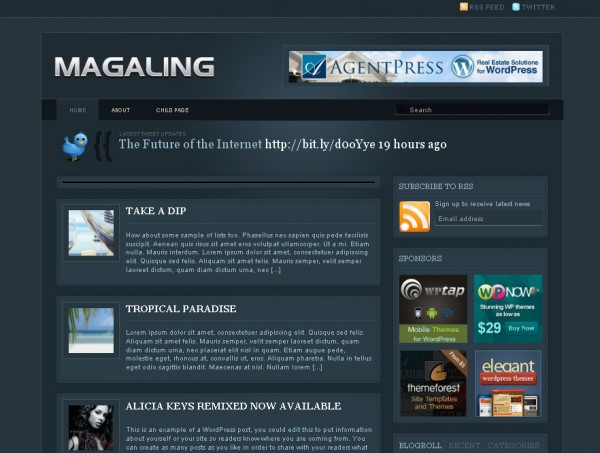 WordPress Theme Magaling