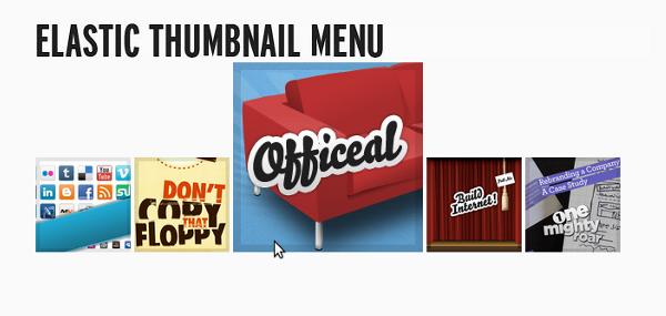 elastic thumbnail menu