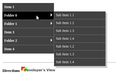 smooth navagational menu