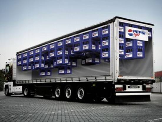 truck pepsi light