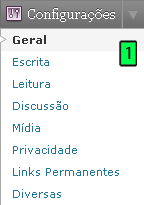 Configurações