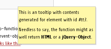 jTooltip exemplo tooltip simples e eficiente