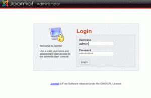 joomla login